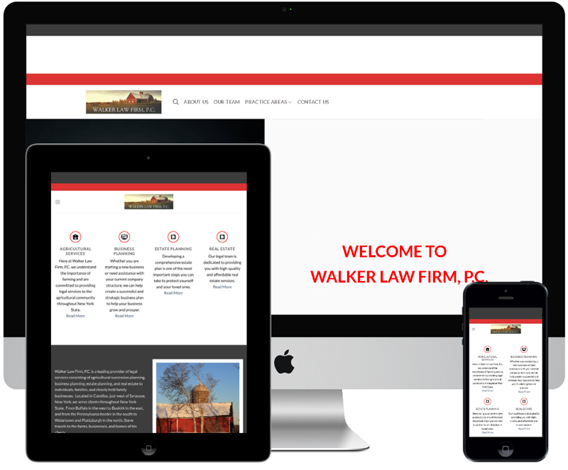 Walker Law Firm, P.C. - Web Design by Rick